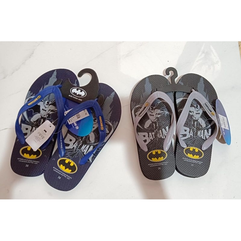 Sz 35&36 Aja Sandal Jepit Anak Cowok Karakter MARVEL X NEVADA