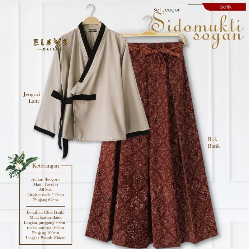 Baju Wanita Setelan Rok Batik & Jeogori