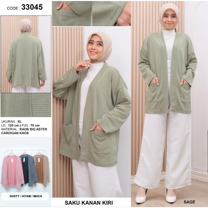 cardigan kenit+ Tunik kenit