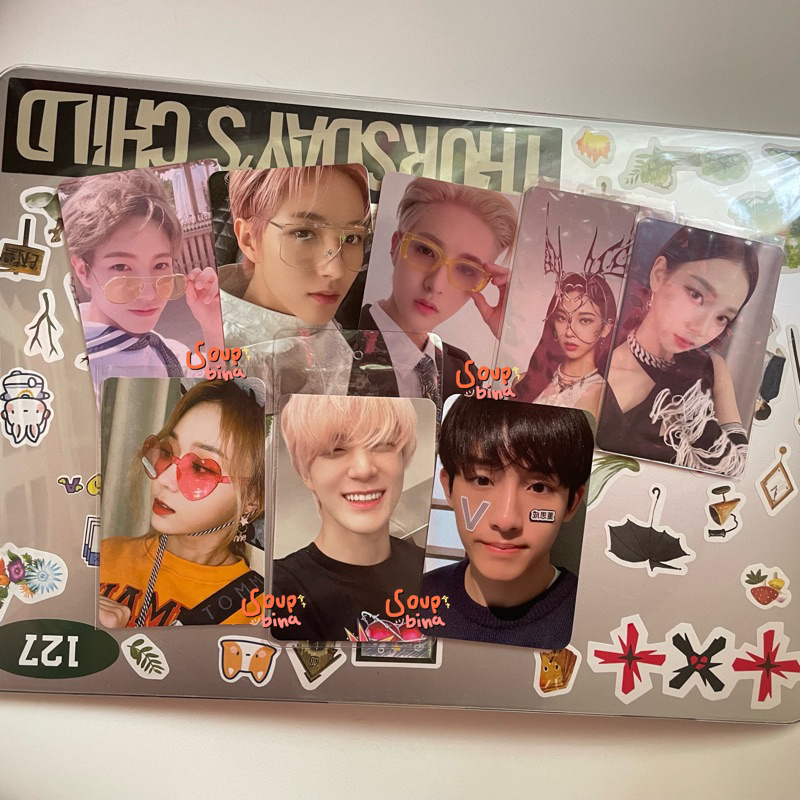 pc nct wayv aespa winwin renjun karina winter jeno sticker glimo tshirt