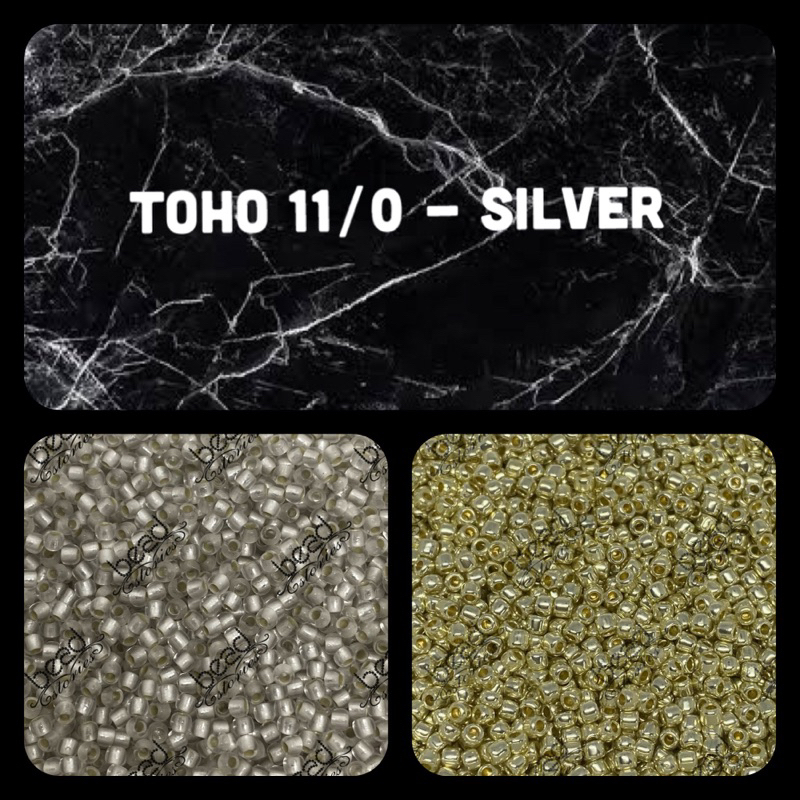 Toho Round Beads 11/0 (Silver)