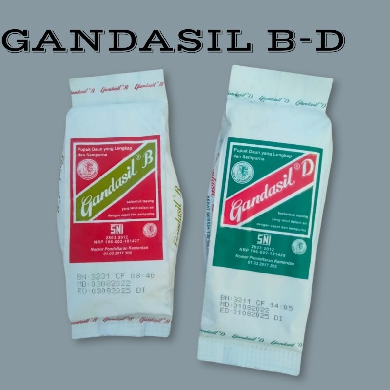 (ORIGINAL) GANDASIL-B GANDASIL-D PUPUK