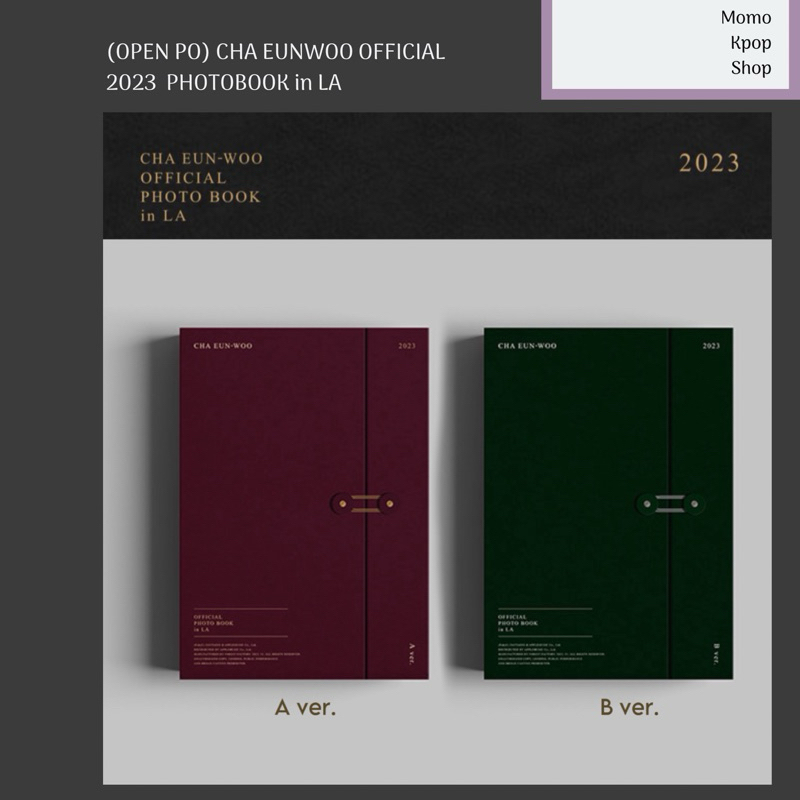 ASTRO CHA EUNWOO 2023 Official Photobook in LA