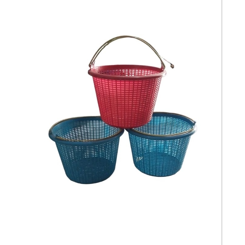 [READY STOCK] KERANJANG PLASTIK BULAT SERBAGUNA | KERANJANG BELANJA PLASTIK BULAT SERBAGUNA