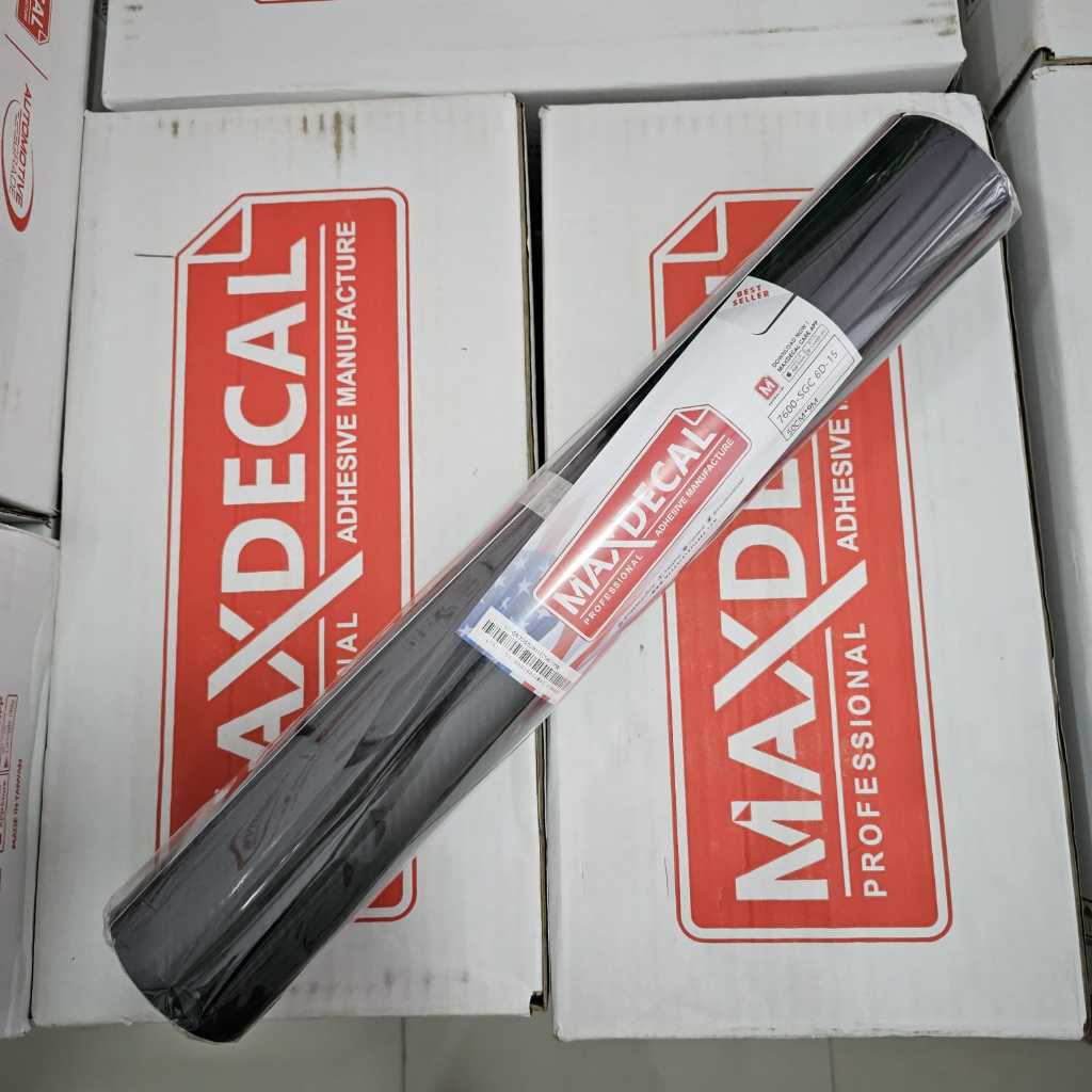 MAXDECAL 7600 - SGC6D15 Carbon 6D Black Vinyl Skotlet Premium [ROLL]