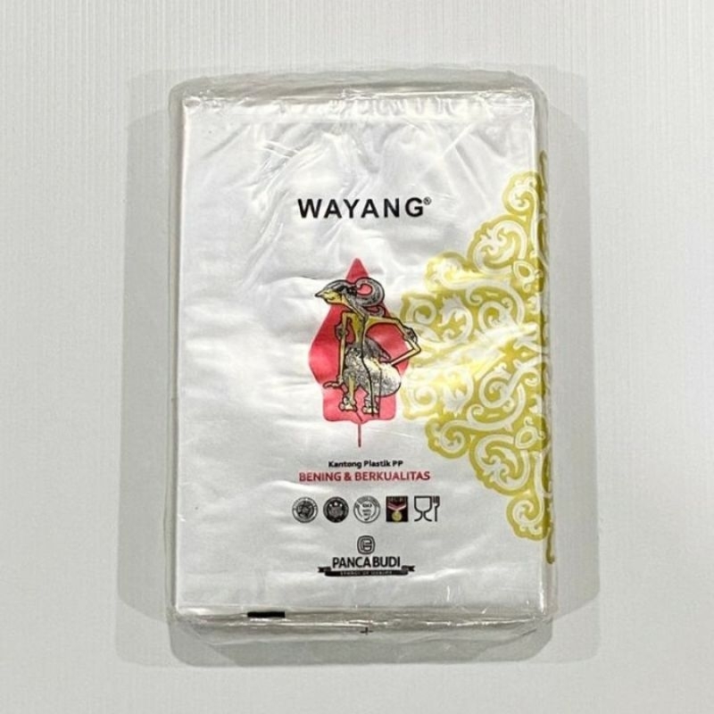 Plastik PP Wayang ukuran 20x40 cm