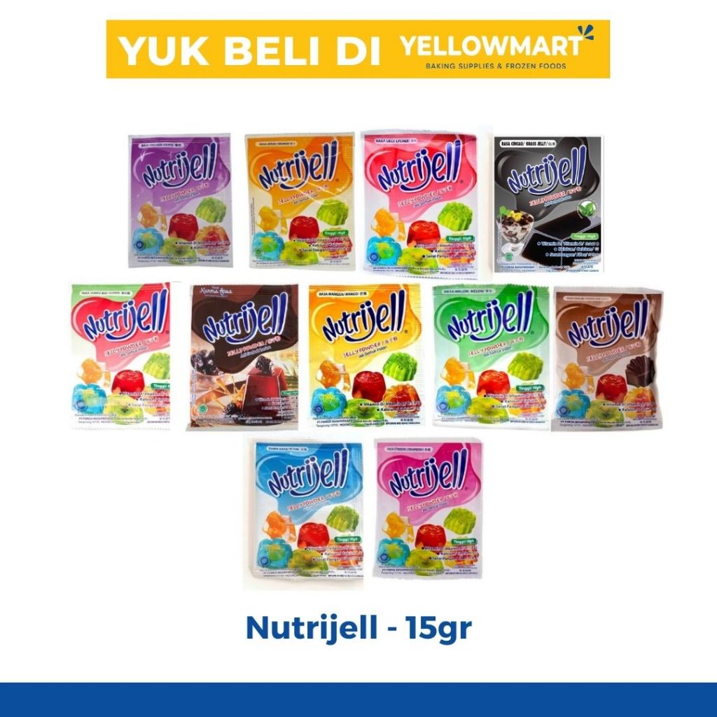 

NUTRIJELL - Jeli Serbuk Instan Jelly Powder 15gr