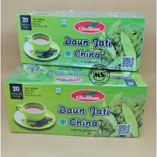 

Teh Celup Herbal Pelangsing | Teh Jati Cina Gholiban Original Isi 20