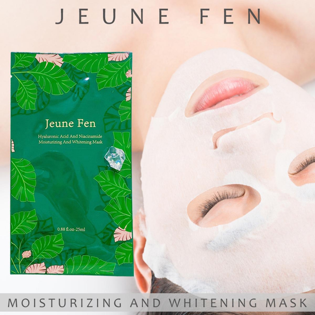 ✅100% ORIGINAL JEUNE FEN Hyaluronic Acid and Niacinamide Moisturizing whitening mask