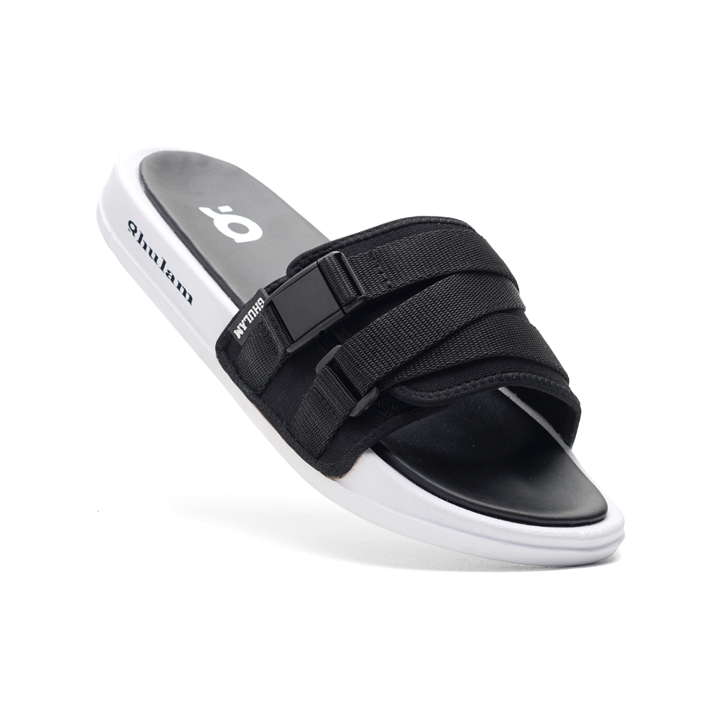 Ghulam - Agoral - Sandal Selop Pria Slip On Terbaru Sendal Slop Cowok Casual Traveling Sandal Slop P