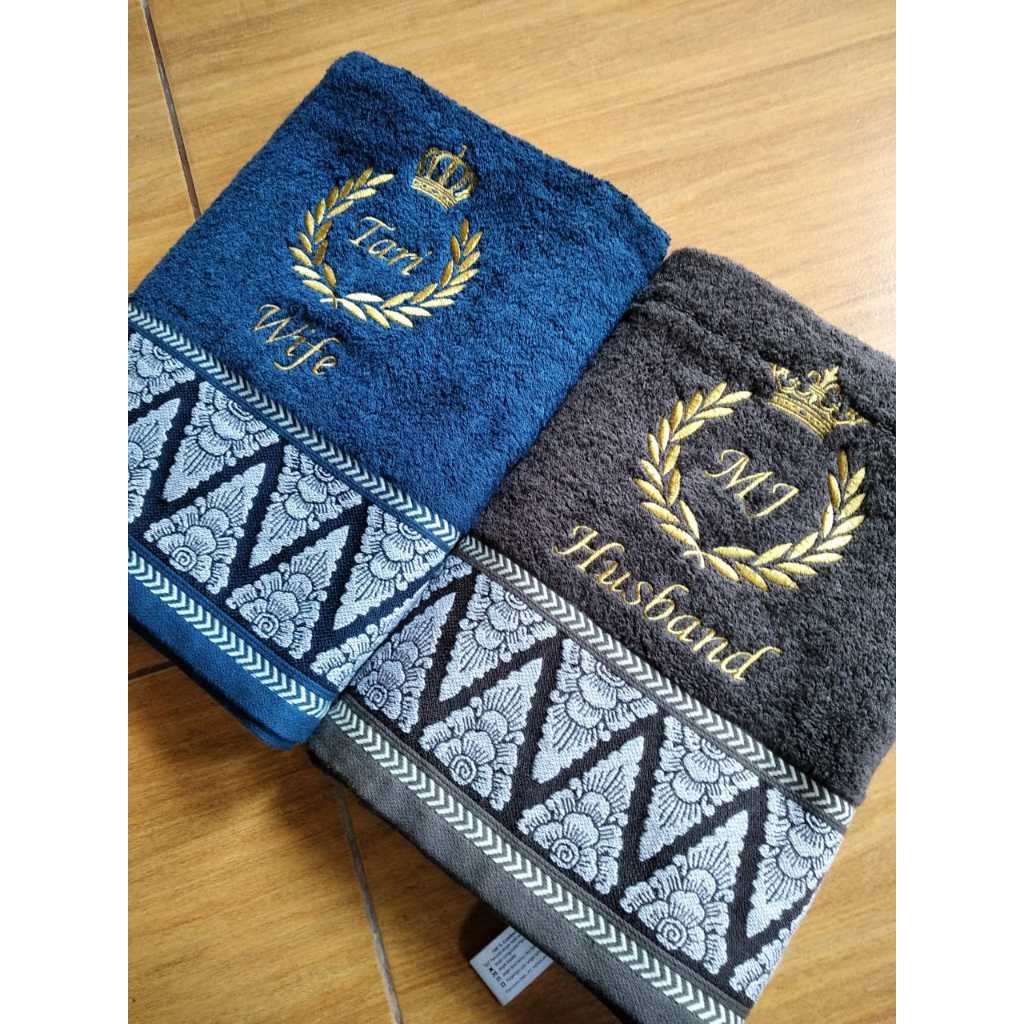 HANDUK BORDIR TERRY PALMER COUPLE SESERAHAN