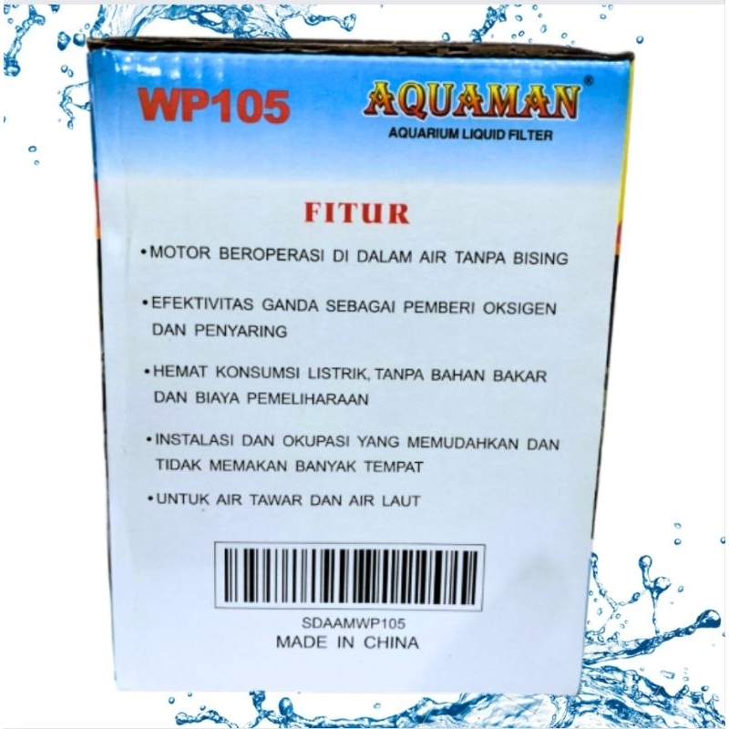 AQUAMAN WP 105 Pompa aquarium kolam koi