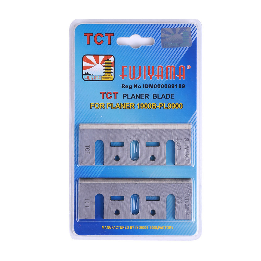(ORIGINAL) Mata Planer TCT FUJIYAMA Pisau MESIN SERUT Ketam Mata pisau Sugu