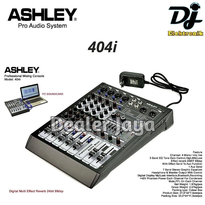 Mixer Analog Ashley 404 i / 404i - 4 channel