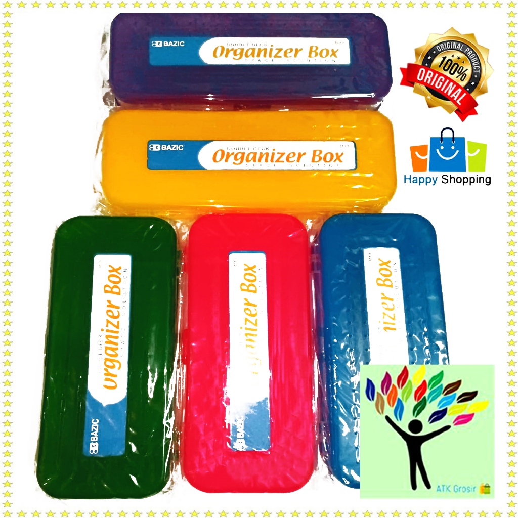 

Tempat Pensil Doubel Deck - Bazic 836