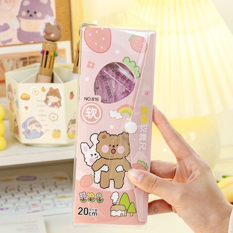 

Penggaris jelly set isi 4 pcs