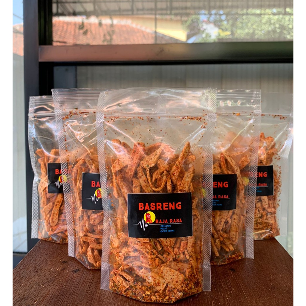 

Basreng stik pedas extra daun jeruk isi 100 gram