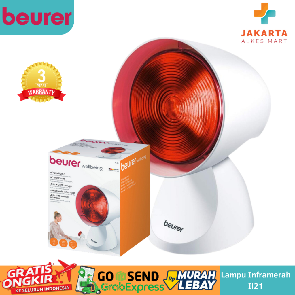 Lampu Infrared Terapi Sinar Inframerah Fisioterapi Medis Beurer IL 21 Original