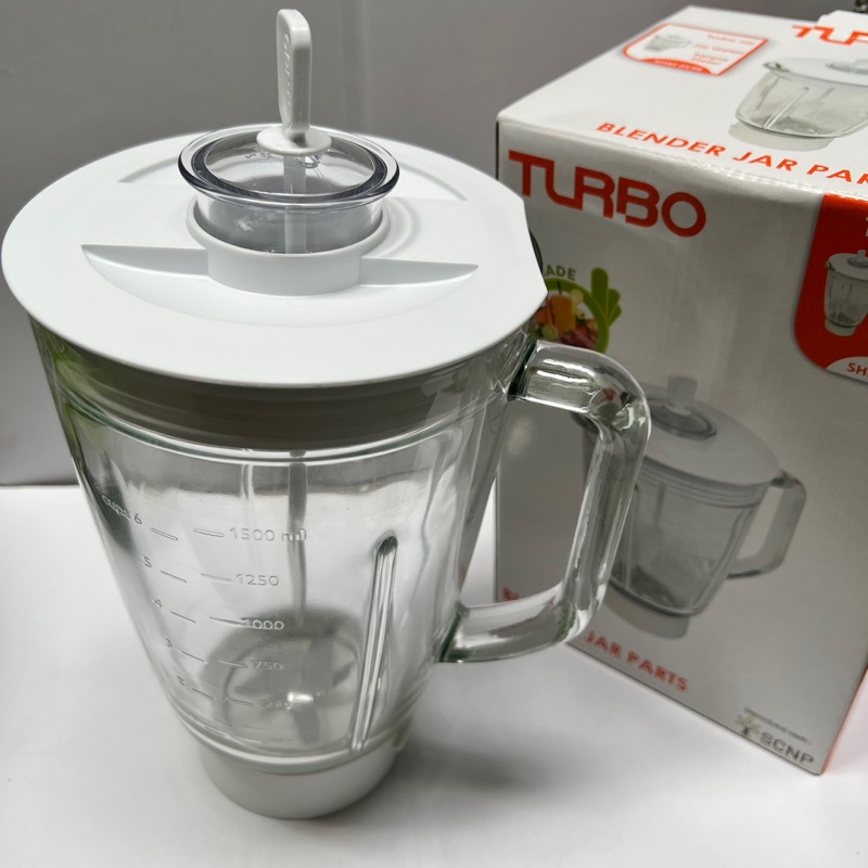SET GELAS KACA BLENDER TURBO EHM 8000 EHM 8098 8099 KACA