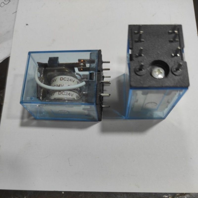 Relay 24v 8p Protek 24v 8 pin 8pin transparan