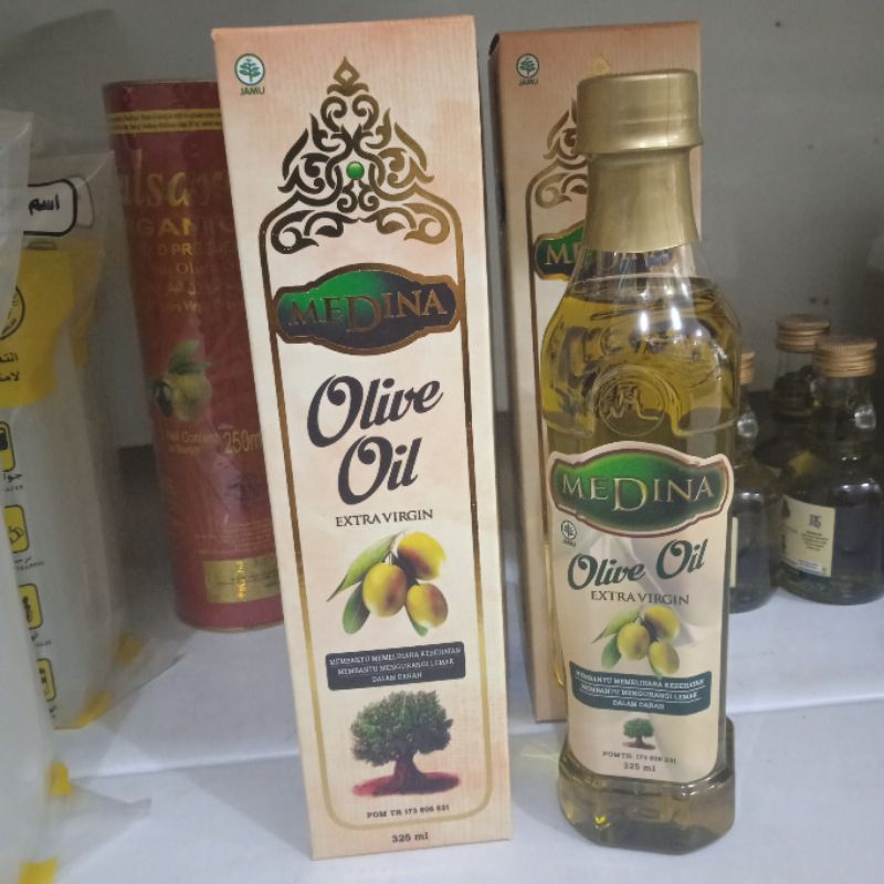

Minyak Zaitun Medina 325 Ml Extra Virgin Olive Oil