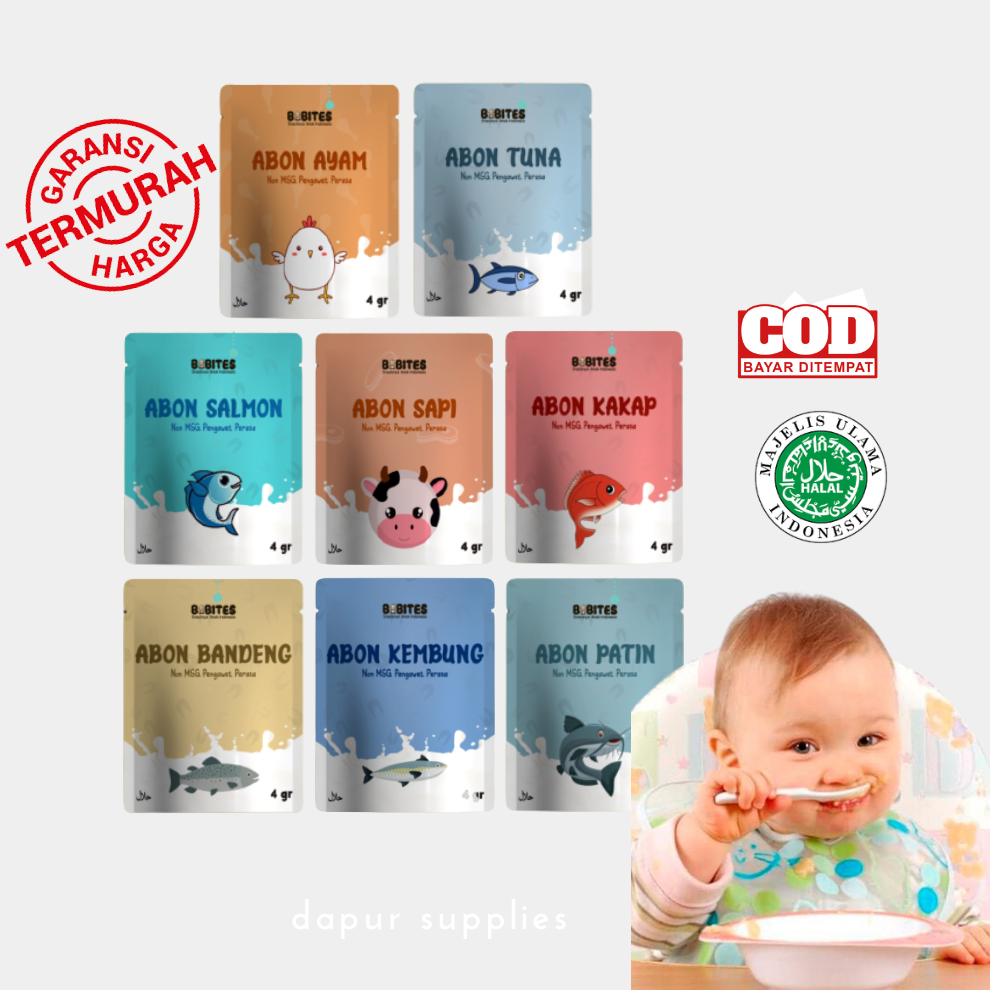 

Abon Mpasi Bayi Halal 4gr / Abon Sachet Sehat Tanpa Pengawet / Penambah Nafsu Makan Abon Bayi Non MSGasdasdasd WH