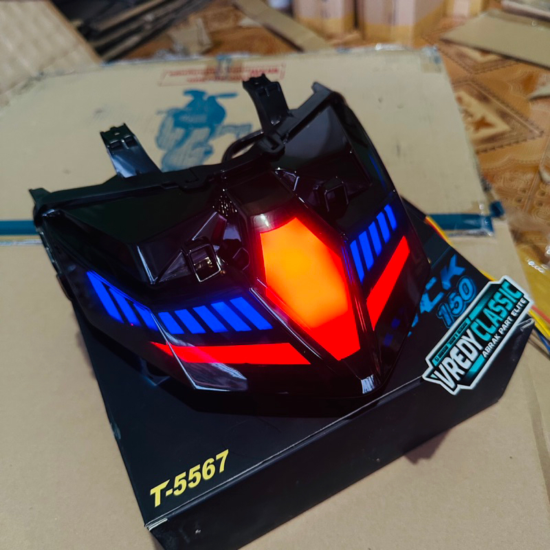 stoplamp vario 125 150 LED TRANFORMERN GEN 1 runing lampu belakang  vario new 3D LED 2018 2019 2020 