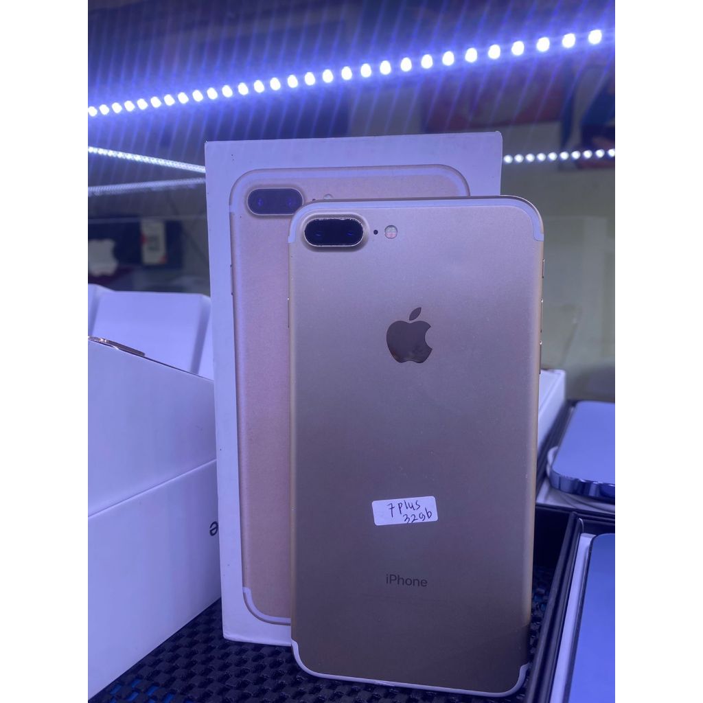 IPHONE SECOND 7 PLUS 32GB GOLD 100% MULUS LIKE NEW