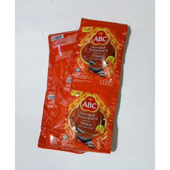 

Terbaru ABC sambal terasi Asli nusantara sachet 10x18g