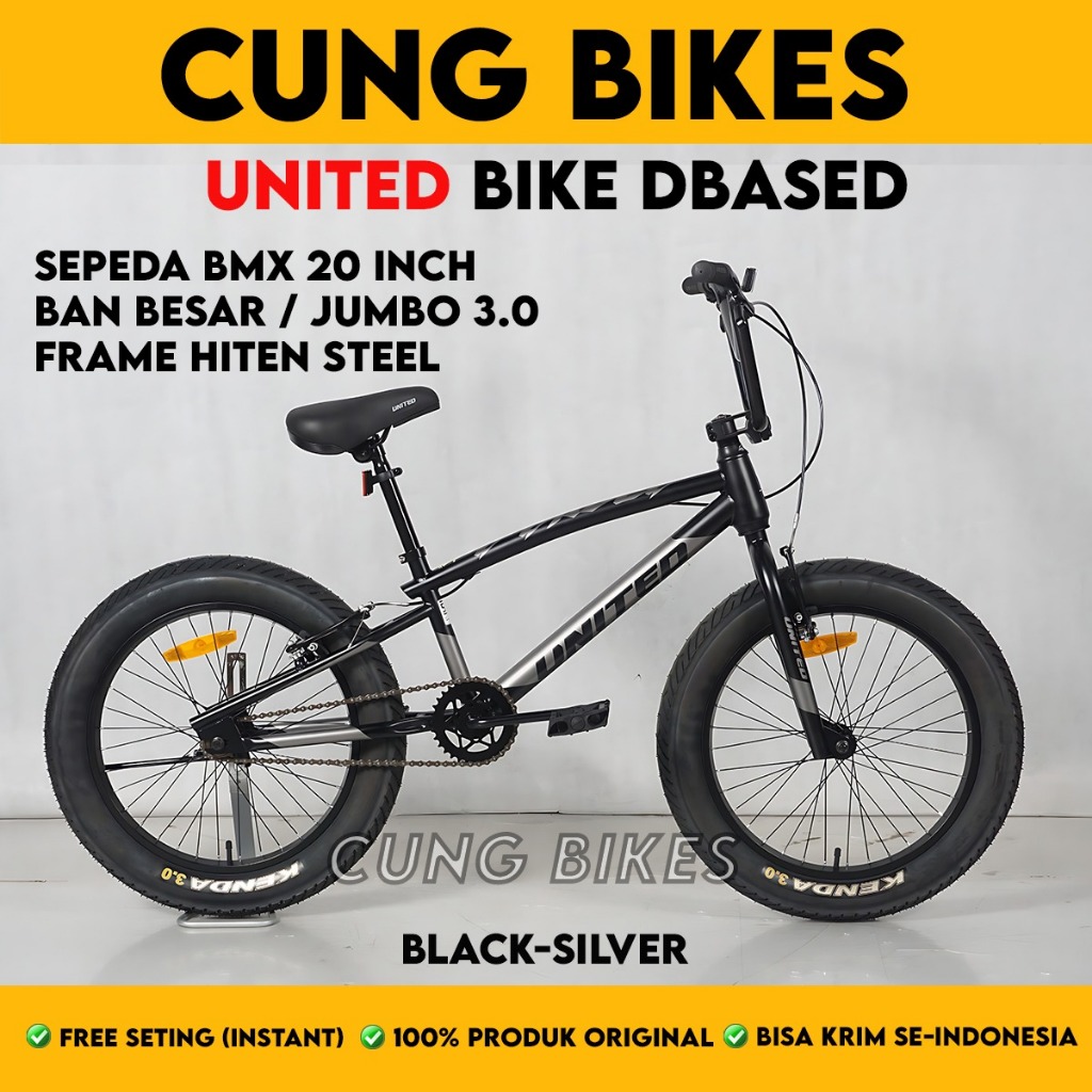 SEPEDA ANAK LAKI BMX UNITED DBASED 20 INCH GARANSI 5 TAHUN