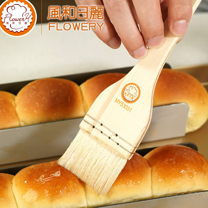 

➞✧✴ Kuas Roti Wool Brush Wood Handle Harga Murah