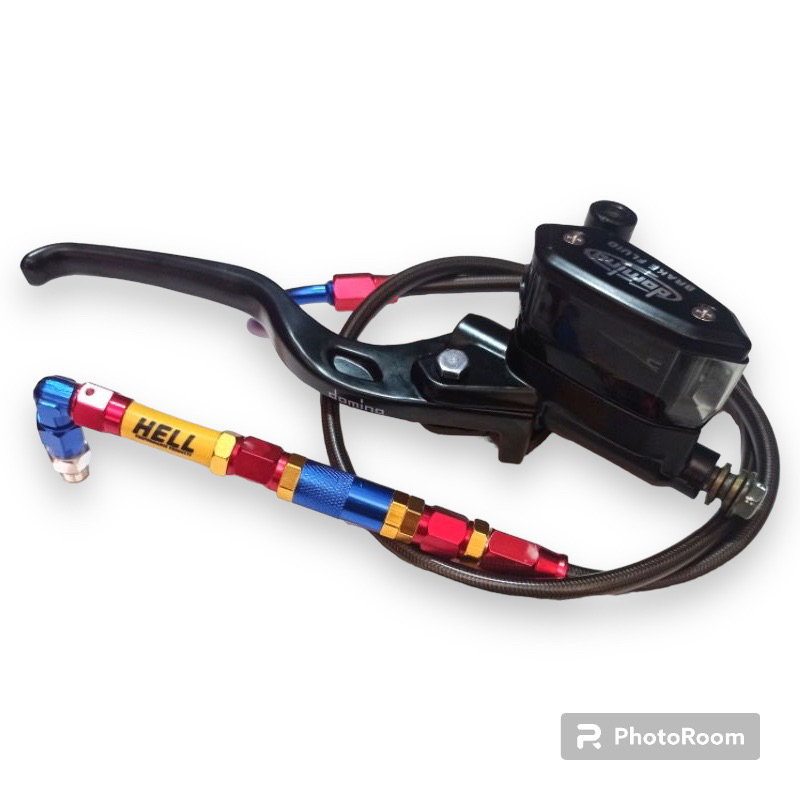 Master Rem Tabung Oval Plus Selang Rem Serat Karbon PSI 90cm