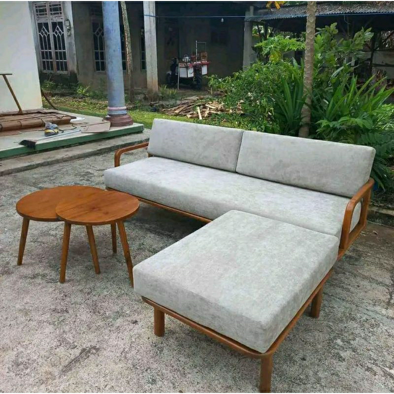 sofa modern minimalis jati termurah set kursi ruang tamu sofa jati