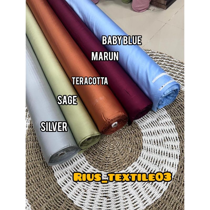 KAIN SATIN MAXMARA SILK/KAIN POLOSAN
