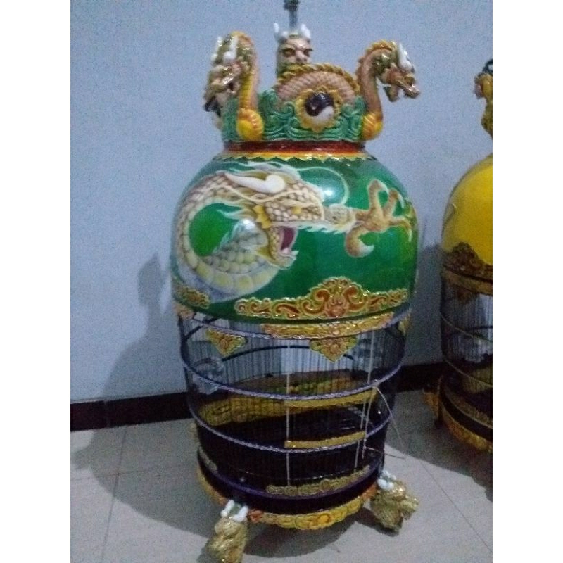 Sangkar Burung Perkutut Ukir Naga