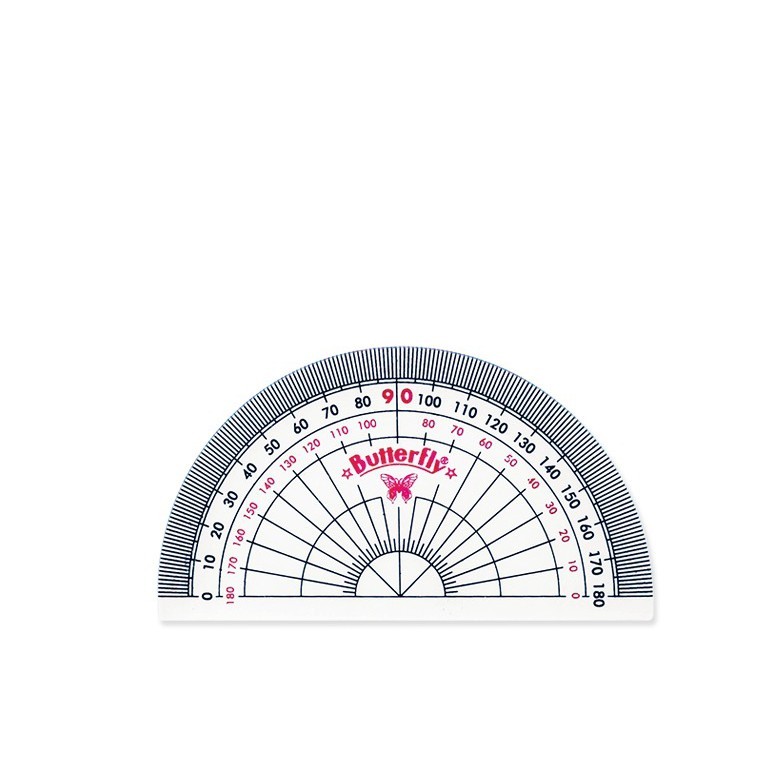 

(1Pcs) Butterfly Busur Derajat 180/8 CM New