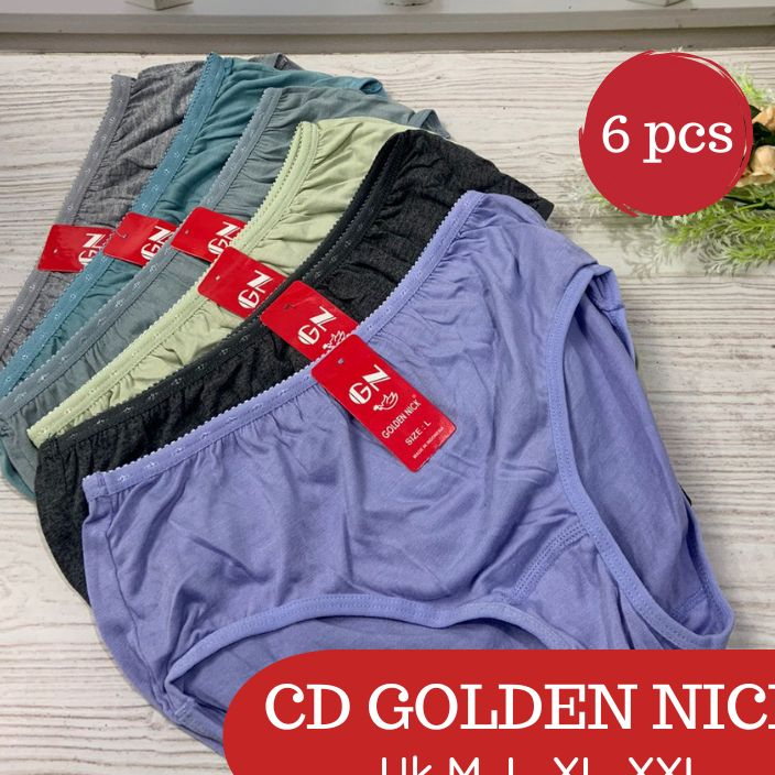 PDDV9738 (COD )NEW_PRODUCT RC Isi 6 Pcs CD/Celana Dalam/Underwear Golden Nick Original Murrah