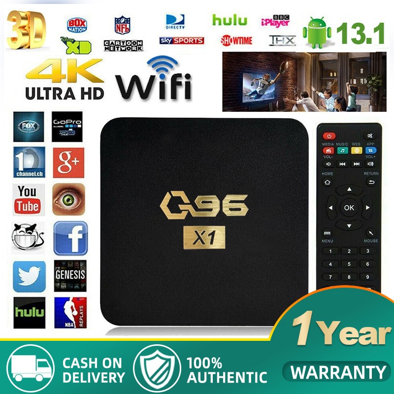 X1 4K Android Box TV Box 16gb Ram 256gb Rom TV BOX 2.4G Wifi Smart Tv Box Unlock Tv Box Android13.1 