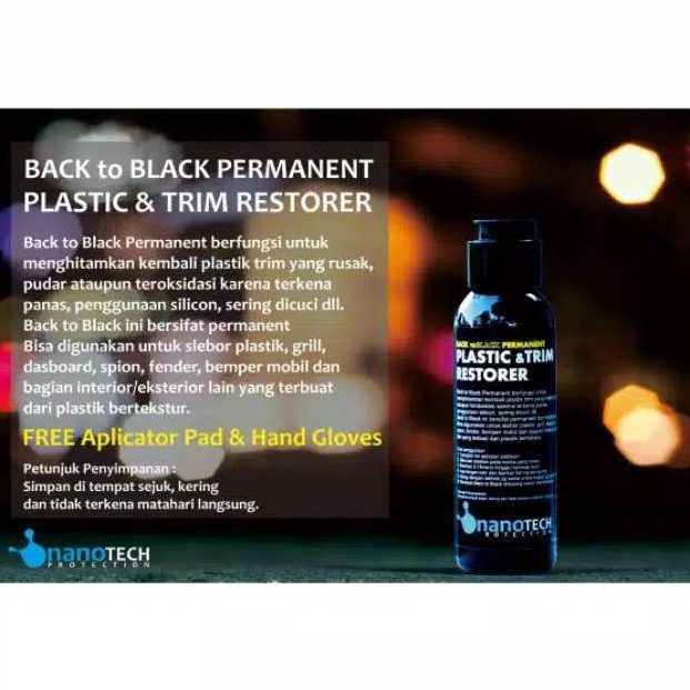 FLASH SALE⚡ Back to Black Permanent Penghitam Body Nanotech Protection