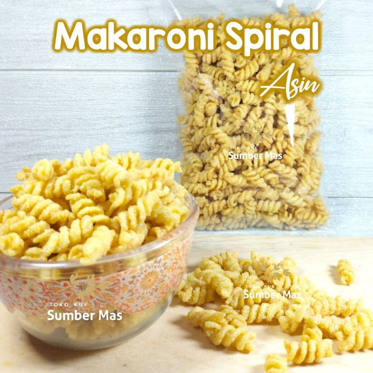 

Model Terkini MAKARONI SPIRAL ASIN 250GR / MAKARONI ULIR / MAKRONI / MACARONI KILOAN