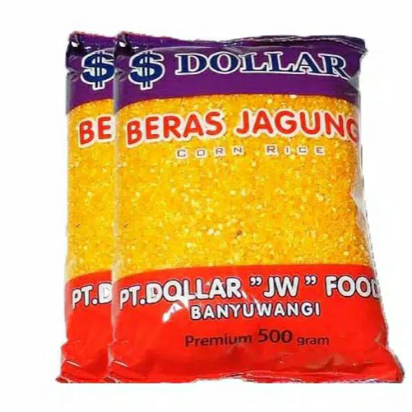 

HGQB9038 Beras Jagung Dollar 500 gram Murah Exp September 2024