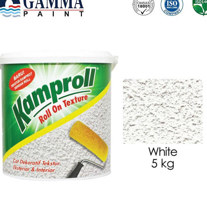 

Terkini KAMPROLL WHITE 5KG - Cat Tekstur Ekonomis Aplikasi Roll #Sale