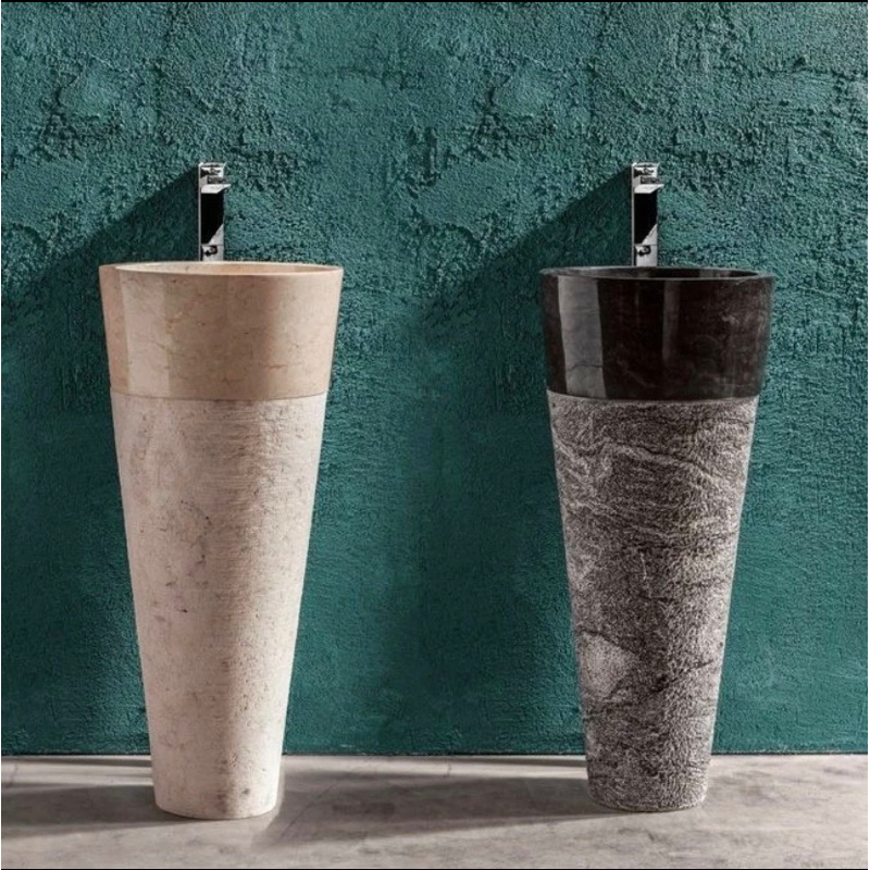 Pedestal Marmer / Washtafel  Marmer dengan kaki || Free packing kayu