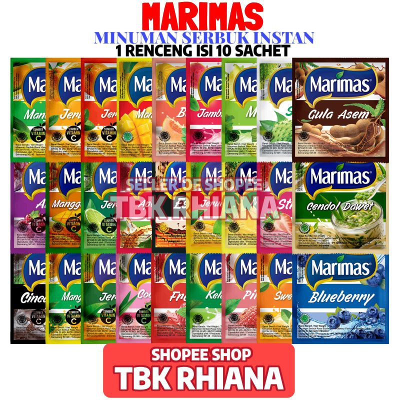 

Marimas Serbuk 1 Renceng Isi 10 Sachet