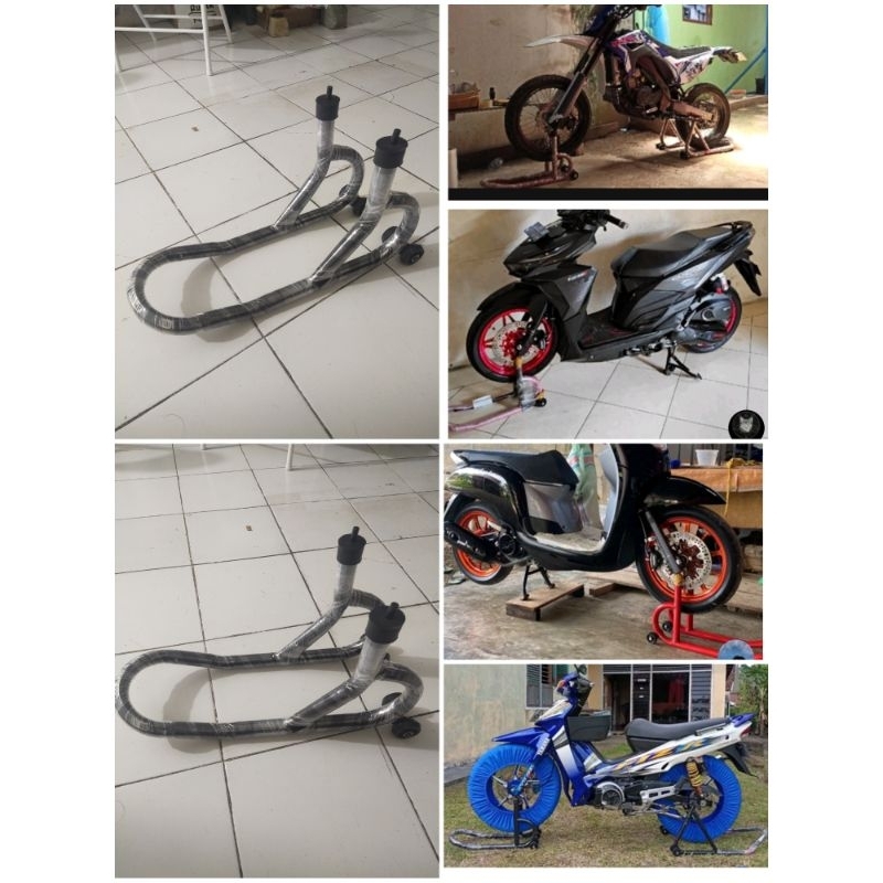 Standar Pedok Depan 150RR 150R Standar Paddock Depan Ninja R RR 150 rx king crf klx pedok depan univ