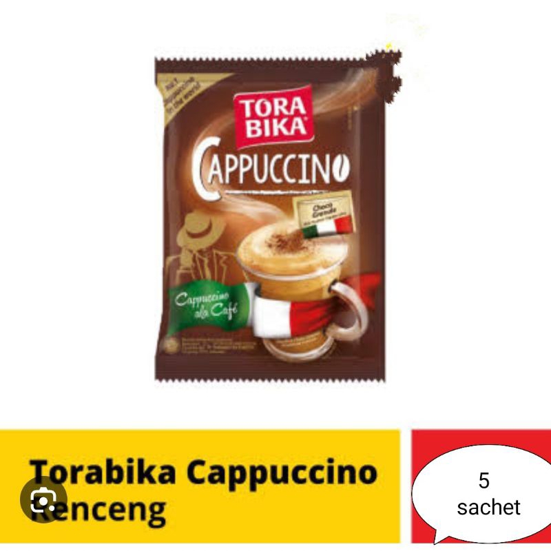 

torabika cappucino 5 sachet