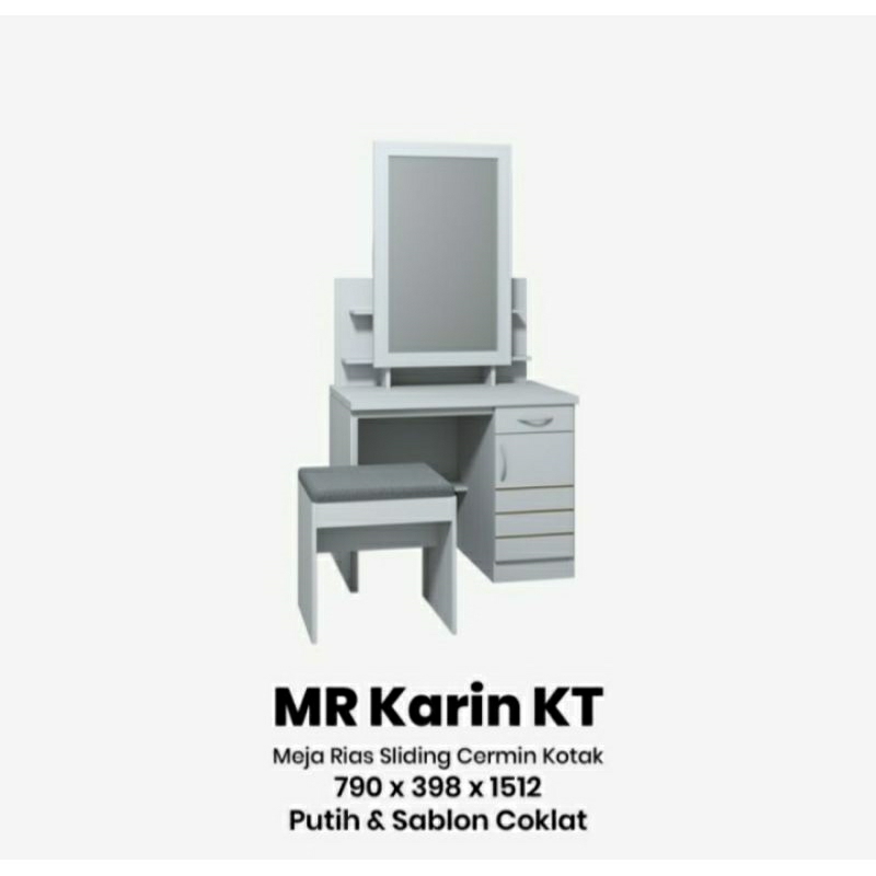 meja rias karin kotak g star