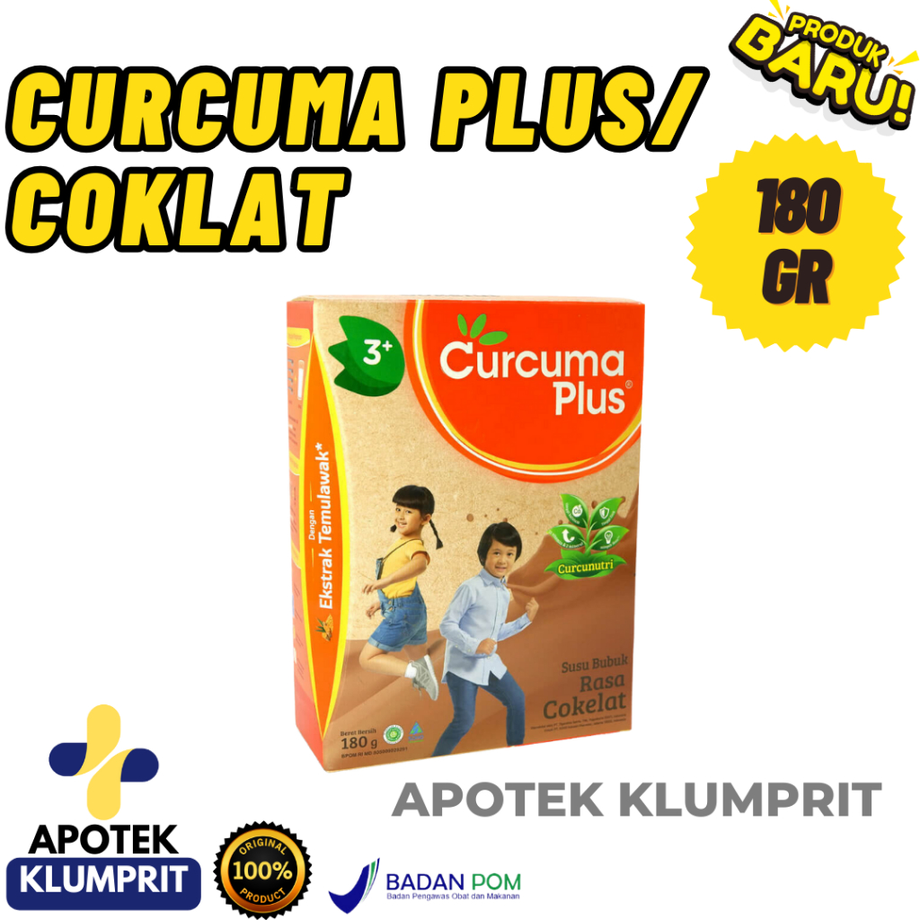 

SUSU CURCUMA PLUS / COKLAT / 180GR