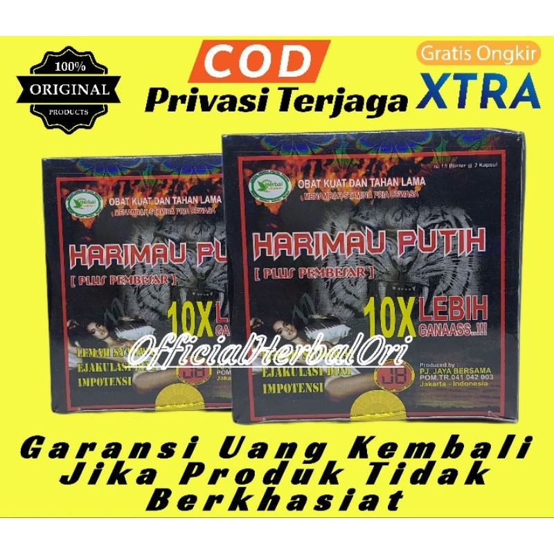 paket 50kotak harimau putih kapsul original