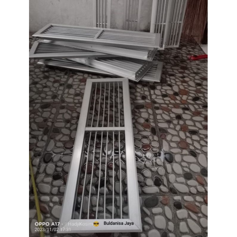 Return Air Grill / Grill Ducting 60 x 15  Cm Uk Dalam